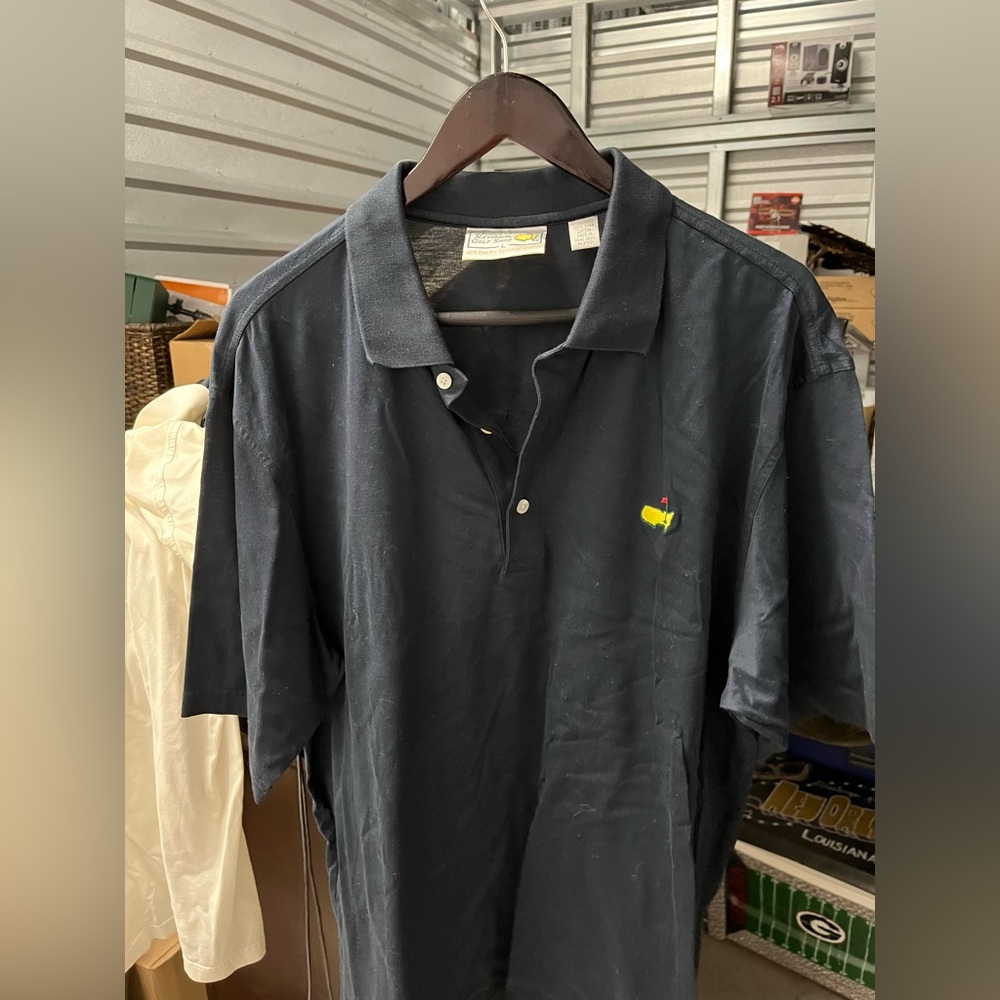 Masters polo in black